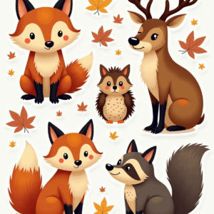 Animals & Wildlife - Sticker Sheet v31